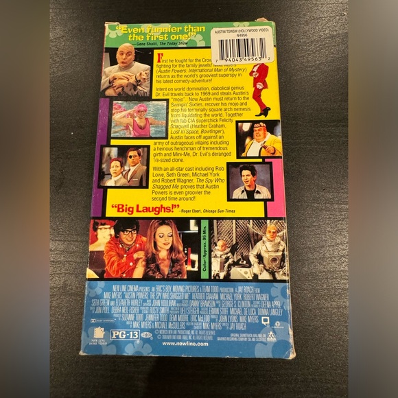 MAKE OFFER Austin Powers The Spy Who Shagged Me VHS - Picture 3 of 3